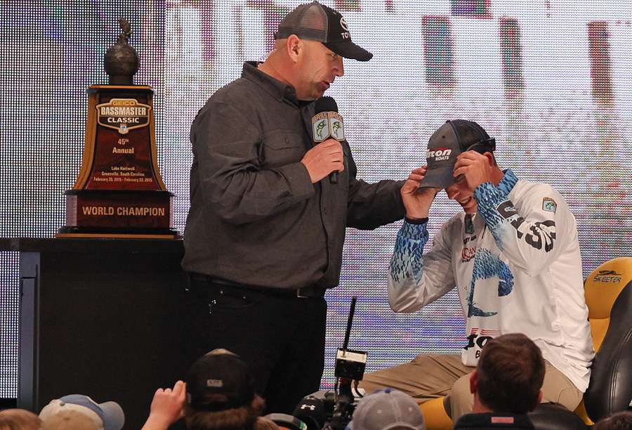 On the final day of the 2015 Bassmaster Classic, Casey Ashley had to wait out an agonizing last few minutes to decide his fate. 