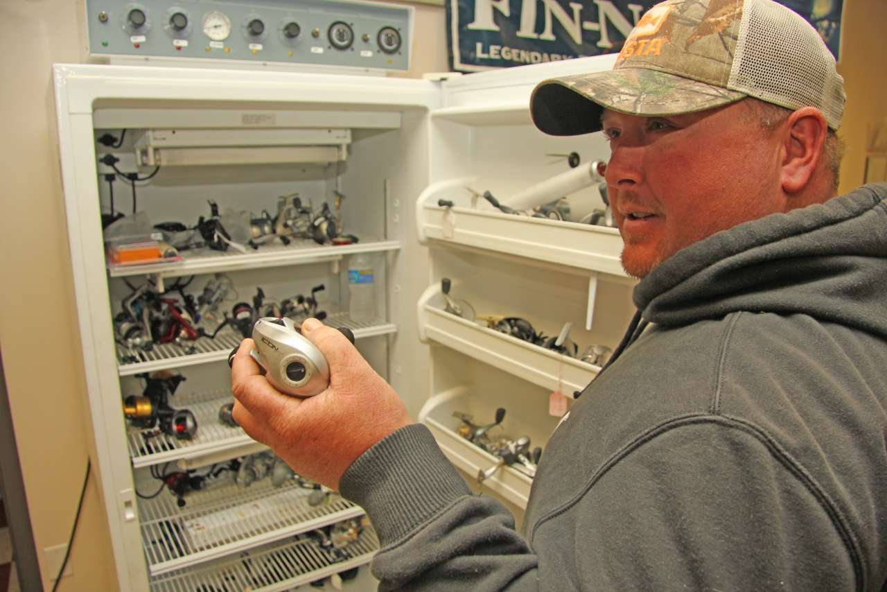 Considering some of the greatest snowfalls in NE Oklahoma take place in early March, this test may apply more directly to the upcoming Bassmaster Classic than any other. Reels are tested between negative 15 and +15 F to make sure lubricants donât freeze.
