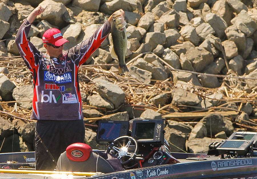Fish like this one helped compel Keith Combs to a Top 10 finish on the California Delta. 