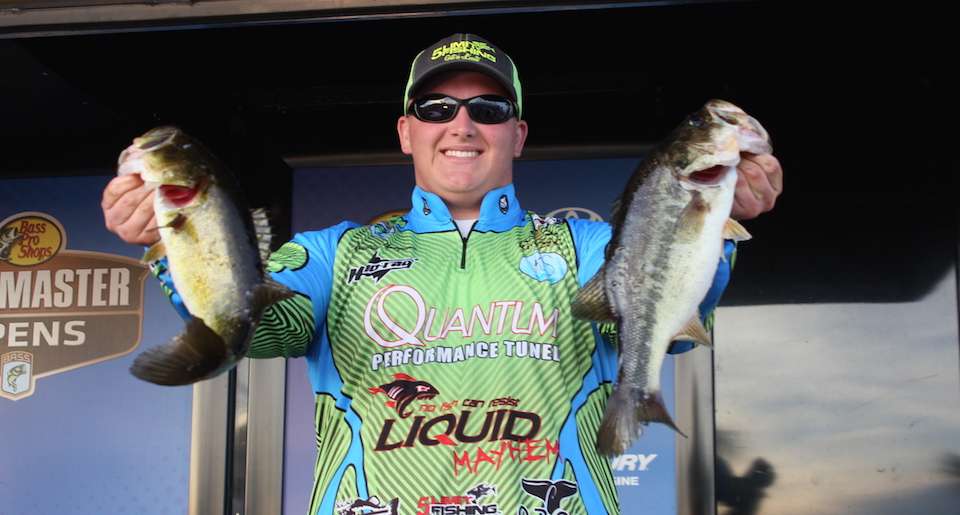 Co-angler Christian Thompson finishes 39th with 10-9. 