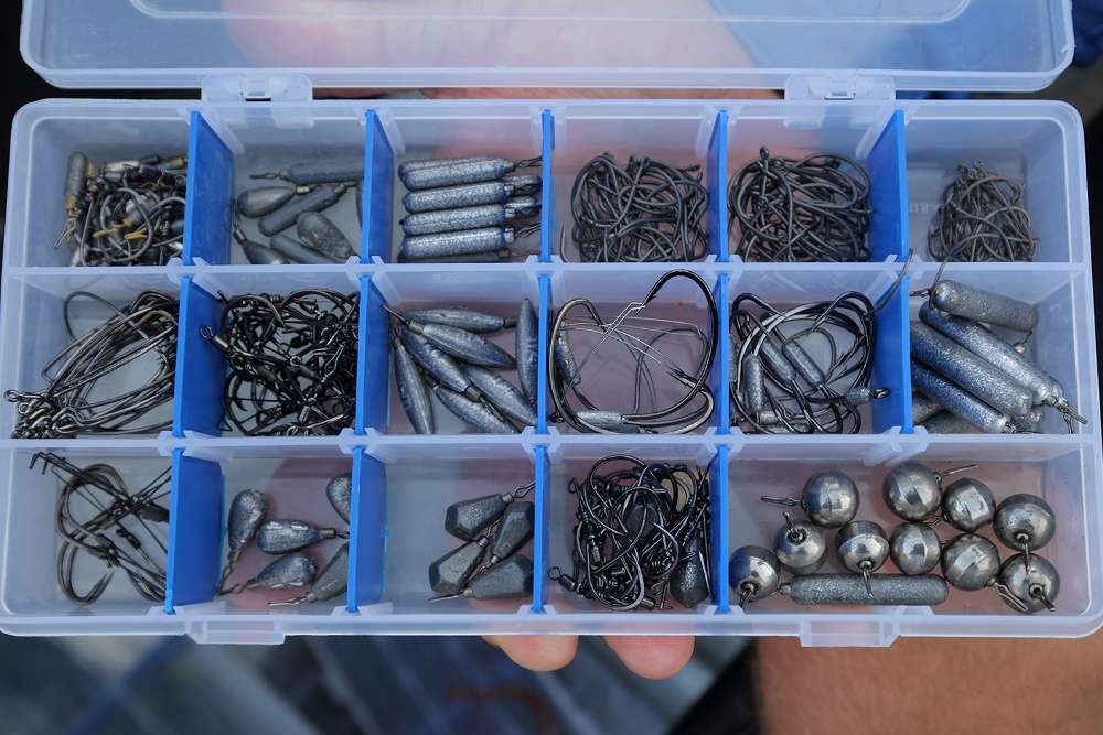 More hooks and sinkers keep Rojas ready for any situation.