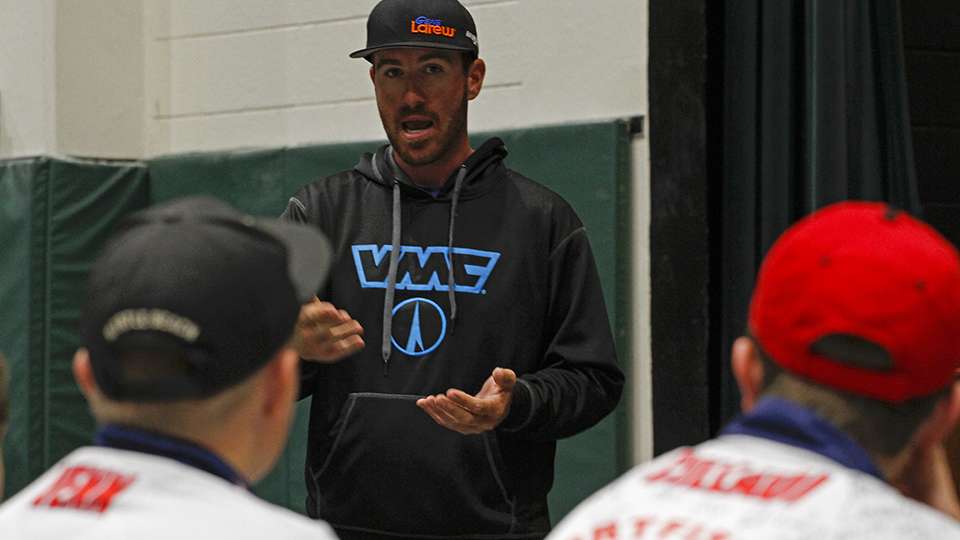 Wheeler spoke about topwater baits and also his journey to the professional ranks being that he is very young himself.
