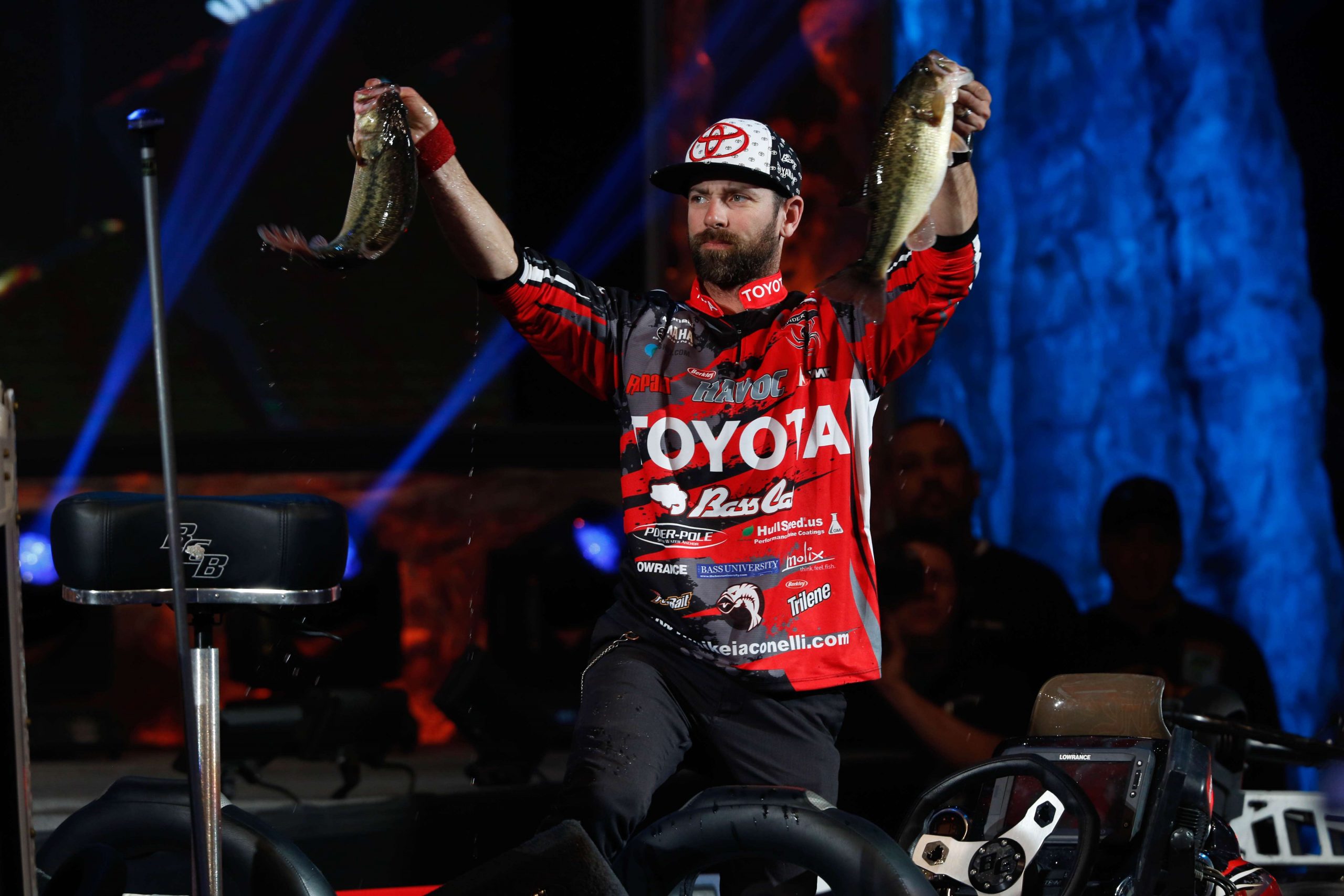 Mike Iaconelli was tied with Cliff Pace after Day 1, but fell a little bit short. Still a very respectable fourth place finish by Ike.