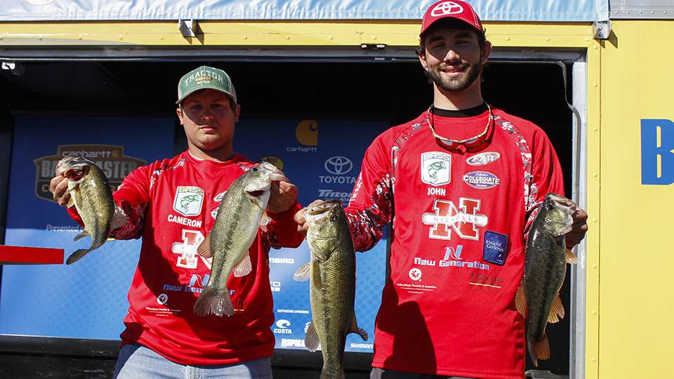 John Authement and Cameron Naquin, Nicholls State (8th, 9-7)