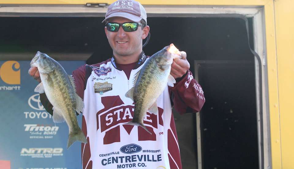 Cody Peak and Jeff Clayton IV of Mississippi State University finish 30th with 19-7. 