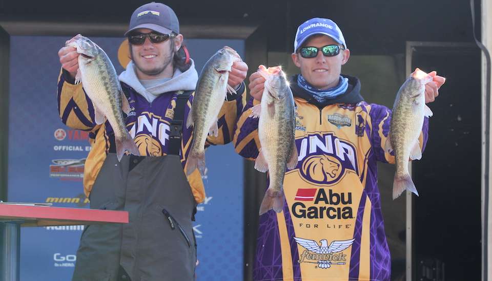 Nathan Martin and Davis Whitten of UNA sit in 7th with 11-4.
