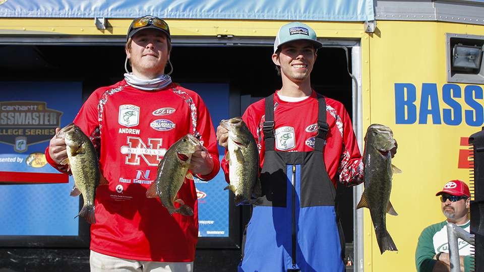 Cameron Gautreau and Andrew Tucker, Nicholls State (13th, 16-11)