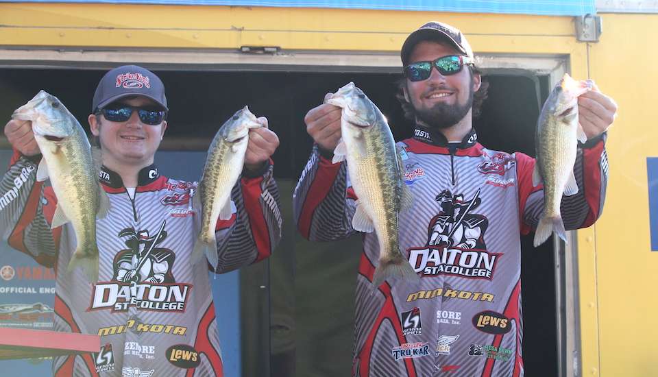 Wesley Griner and Corey Brown of Darton State College finish 72nd with 16-13. 