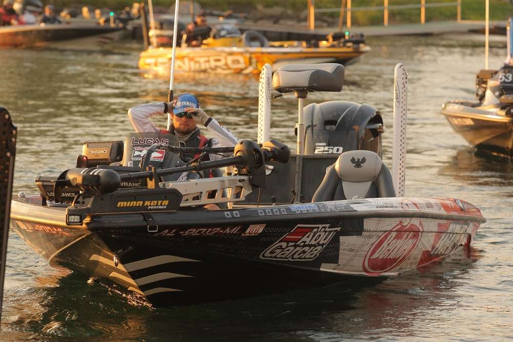Lucas started 2015 with Top 10 finishes at the GEICO Bassmaster Classic and the Bassmaster Elite at Sabine River. But the year's highlight was his first Elite Series victory on his home fishery, the Sacramento River in California. Another Top 10 finish in the Bassmaster Elite at Lake Havasu drove Lucas' impressive second-place finish in the Toyota Bassmaster Angler of the Year race.