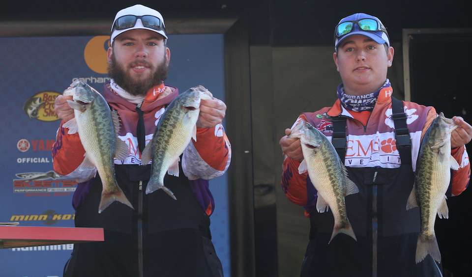 Colin Drew and James Addison of Clemson University are tied for 22nd with 10-7.