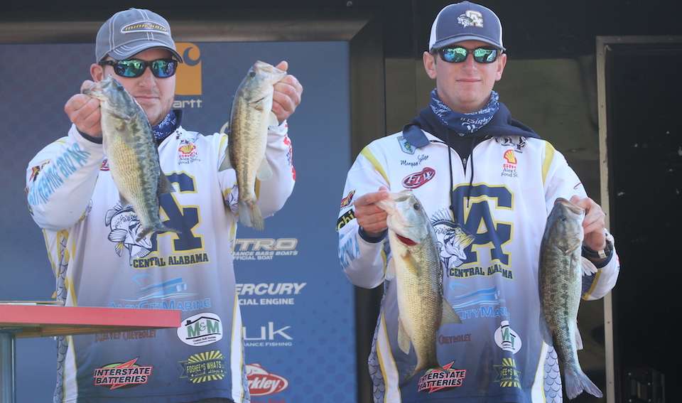 Michael Blake and Morgan Fuller of Central Alabama Community College sit in 8th with 11-3. 