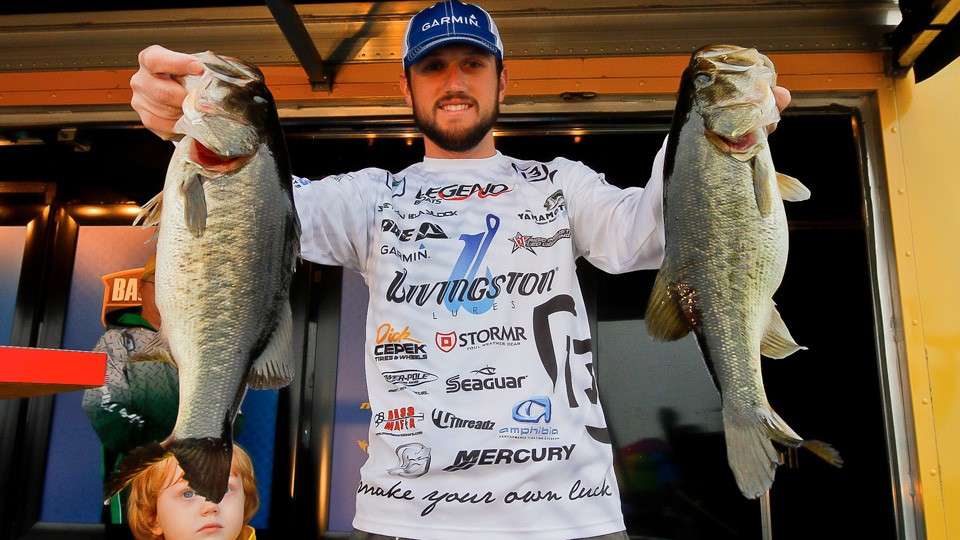 Blaylock finished the event in sixth place with a three-day total of 43 pounds, 1 ounce.