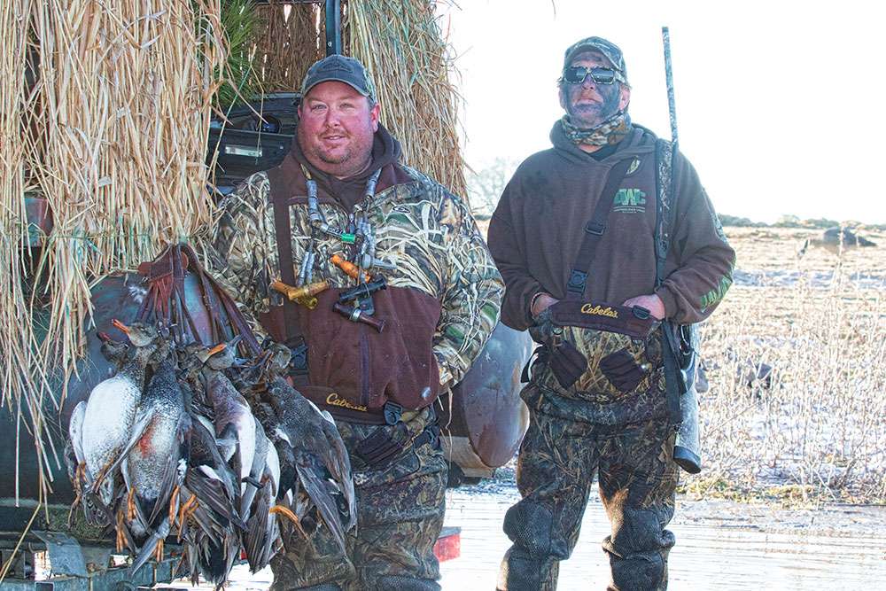 The two would stand guard in the shadows during the entire hunt, calling and coaxing birds to the position.