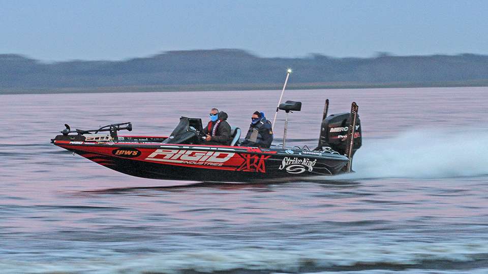 Day 1 leader Brad Knight hopes to regain some magic and catch another 20+ pounds.