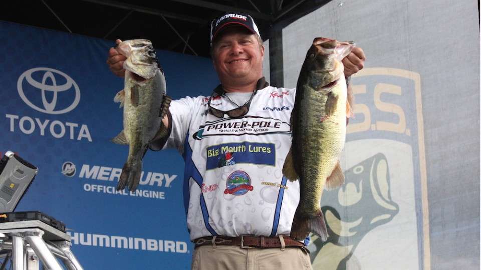 For some, even a lunker wasnât enough. That was the deal for rookie Fabian Rodriguez, who had this big âun in his 16-12, Day 2 bag, but he still didnât crack the top 50.