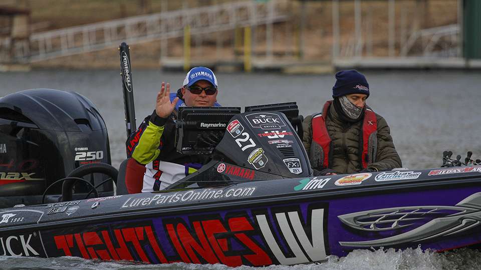 Bill Lowen started the final day of the Bassmaster Classic just over seven pounds behind leader Jason Christie, but he caught the fastest limit of the morning that weighed roughly 12 pounds.
