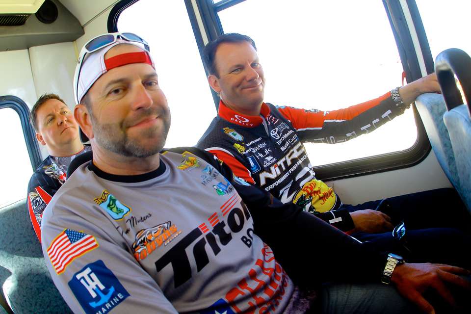 The group of anglers included several veterans, such as four-time Classic champion Kevin VanDam, and several Classic rookies like Tom Martens and Charles Sim. 