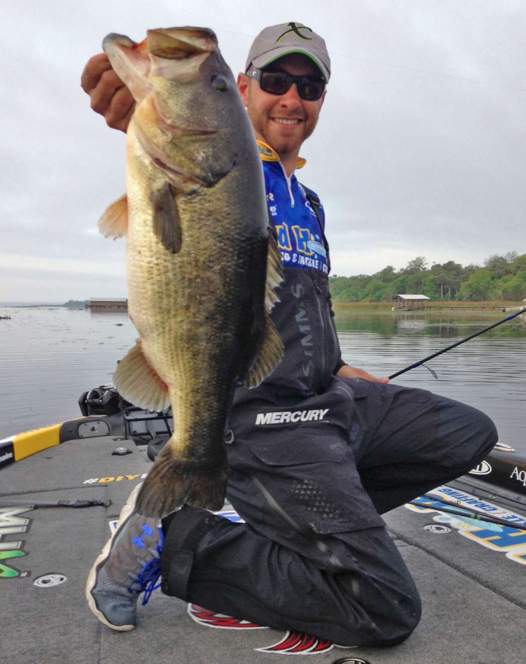 Brandon Lester got off to a fast start, going right to this beauty and landing it on his fourth cast. Later he said he didnât think the 9-3 lunker was that big. âHonestly, I thought the fish was about a 6 1/2- or 7-pounder. Once they get over 7 pounds, when theyâre sitting in the water, itâs hard to tell.â