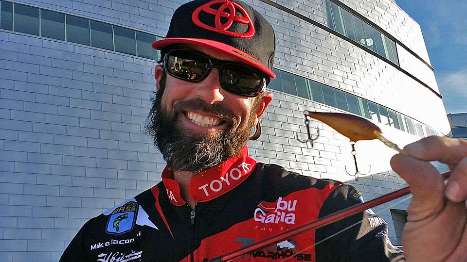 <b>40th: Mike Iaconelli</b><br>  Ike had a decent Day 2, fishing upper-lake clearer-water areas with a No. 5 Rapala Shad Rap (spring craw). He keyed on rock transitions: bigger rock to smaller rock.