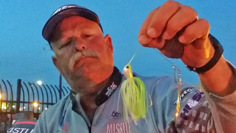 <b>51st: Albert Collins</b><br>

Albert looked for mid-lake rock ledges, bluff walls and docks in 8 to 15 feet with clearer water. His main bait was a 3/4-ounce Stanley Wedge spinnerbait (chartreuse/white) with gold and silver blades.