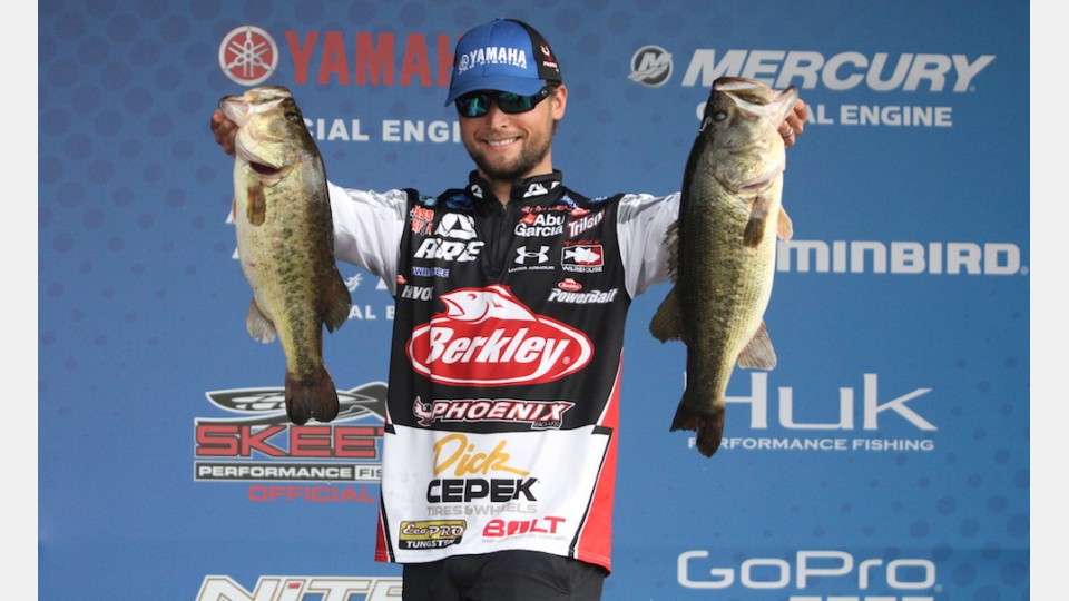 The opposite happened to Justin Lucas, who made a major climb on Day 2. After catching 22-13, Lucas went from outside the cut at 68th, to ninth. A couple bass with shoulders helped Lucas climb 59 places.