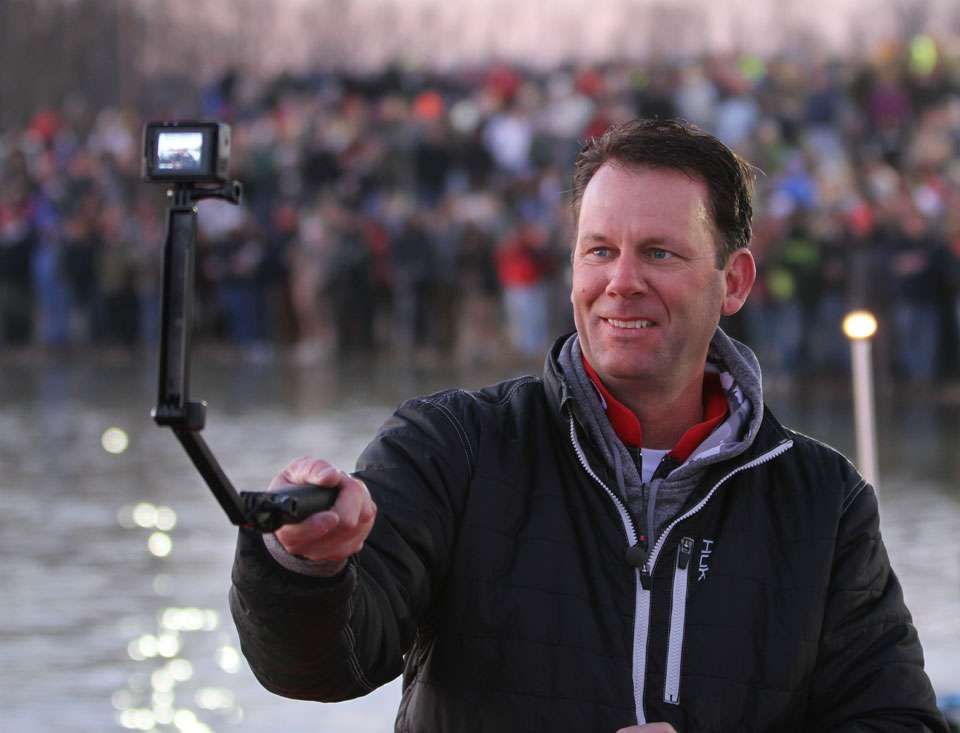 Even Kevin VanDam takes the occasional GoPro selfie.