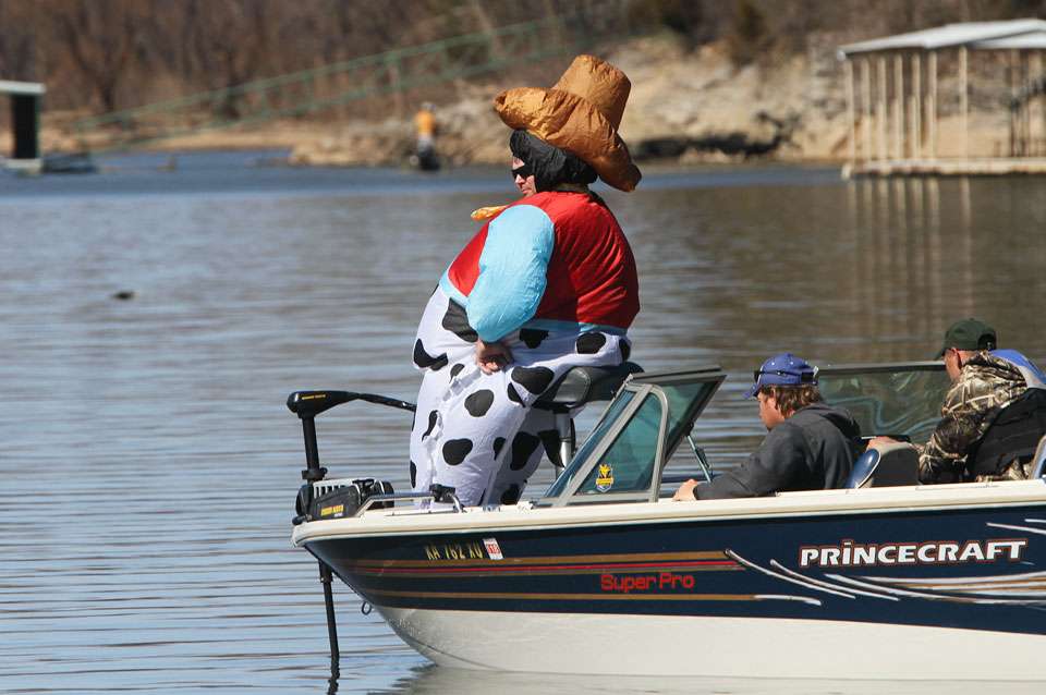 Bass fishing fans come in all shapes and sizes.