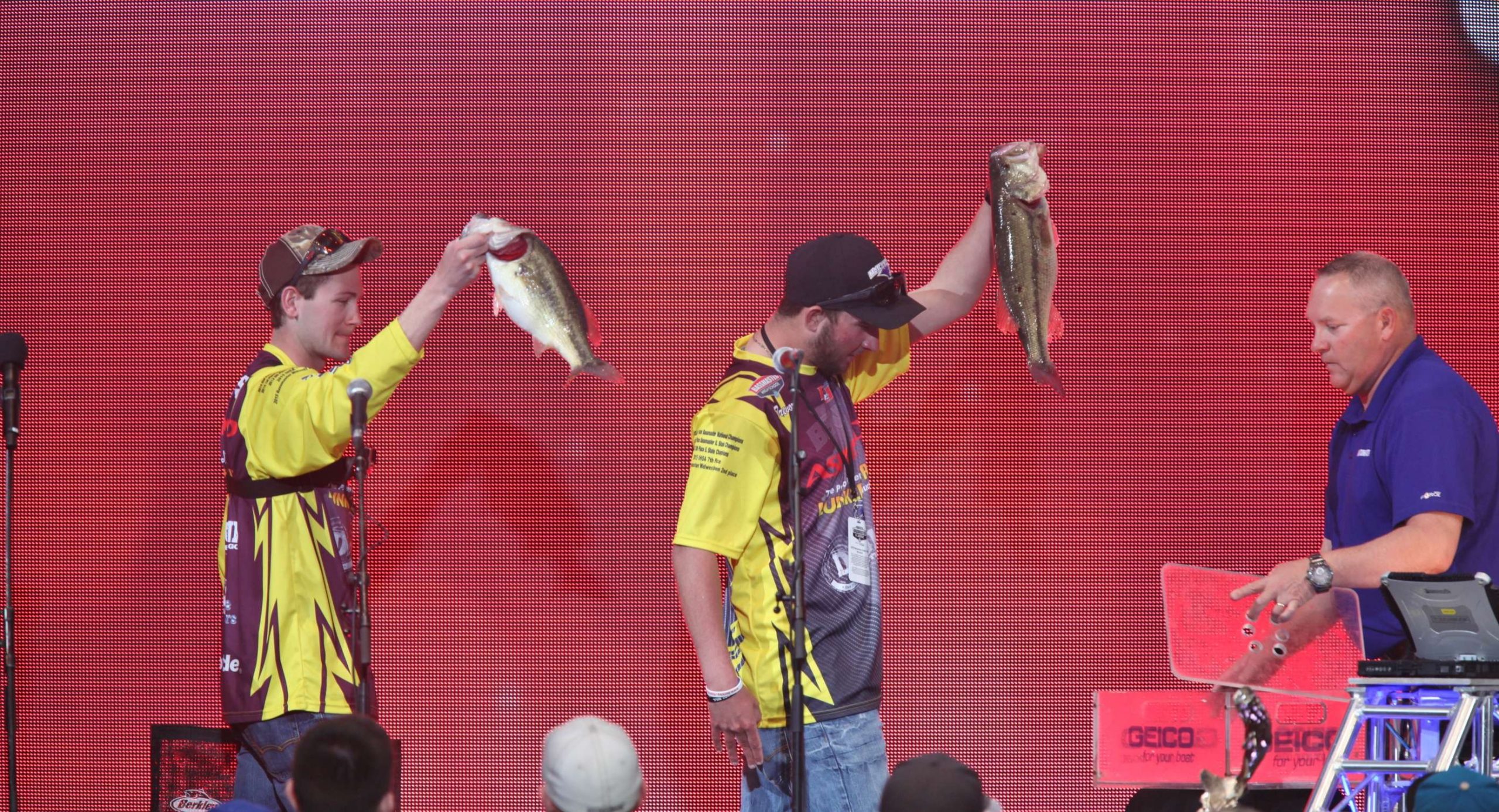 The Benton High School anglers hit the stage with two on display.