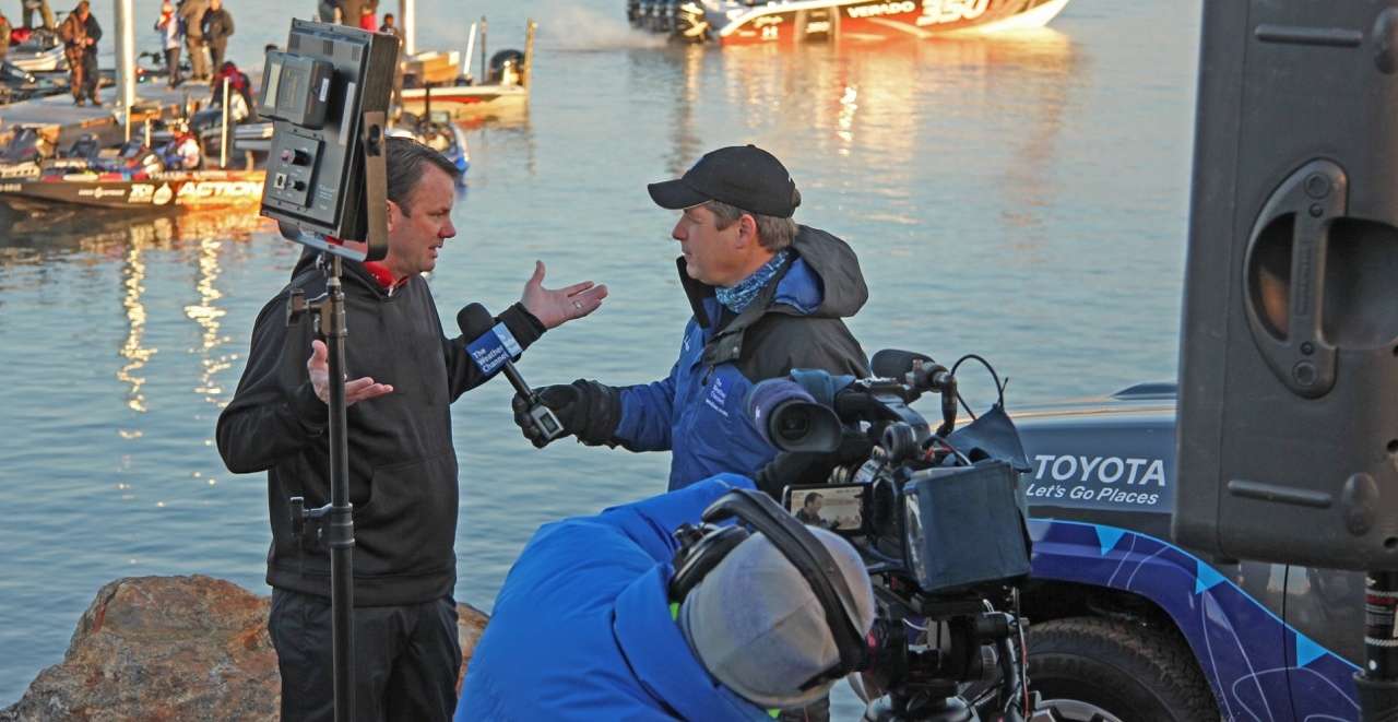 <b>The Weather Channel will be at Grand Lake doing live remote broadcasts â do you have any wisdom to share with them? </b> <p>âThe weather is the main focus for every serious angler, but I need to know way more than the daytime high temp. So Iâd tell The Weather Channel that I appreciate all the information I can find on my phone from their app â including approaching changes based on fronts, because whatâs coming in the future â is just as important as current conditions. Oh, and I definitely look at radar a ton too.â 