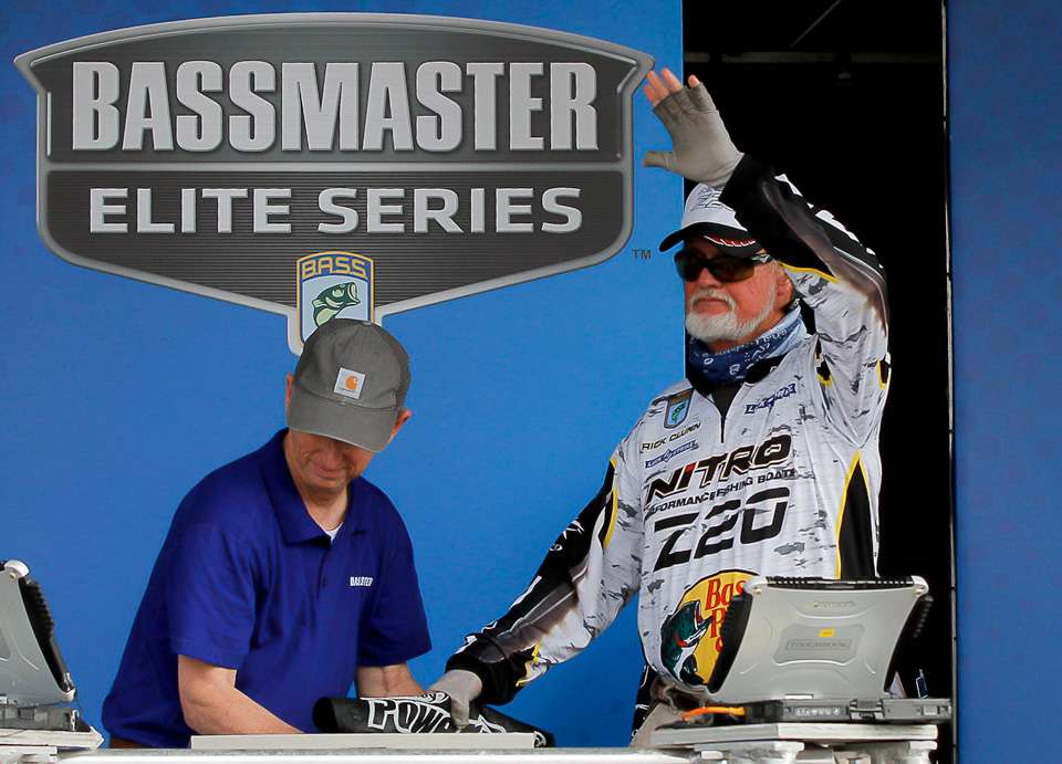 The Elite Series pros - along with Palatka, Fla., and everyone watching online - were pleasantly stunned when near-septuagenarian Rick Clunn weighed in a massive bag on Day 3 to take a commanding lead at the Bassmaster Elite at St. Johns River presented by Dick Cepek Tires & Wheels. The anglers agreed that even if they lost this tournament, it was an honor to lose it to a legend like Rick Clunn, who many looked up to as they began their own professional careers.  