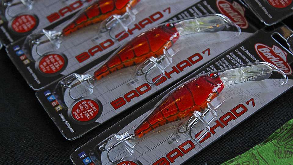 Berkley had some of their new hard baits available. This week itâs their Bad Shad crankbait.