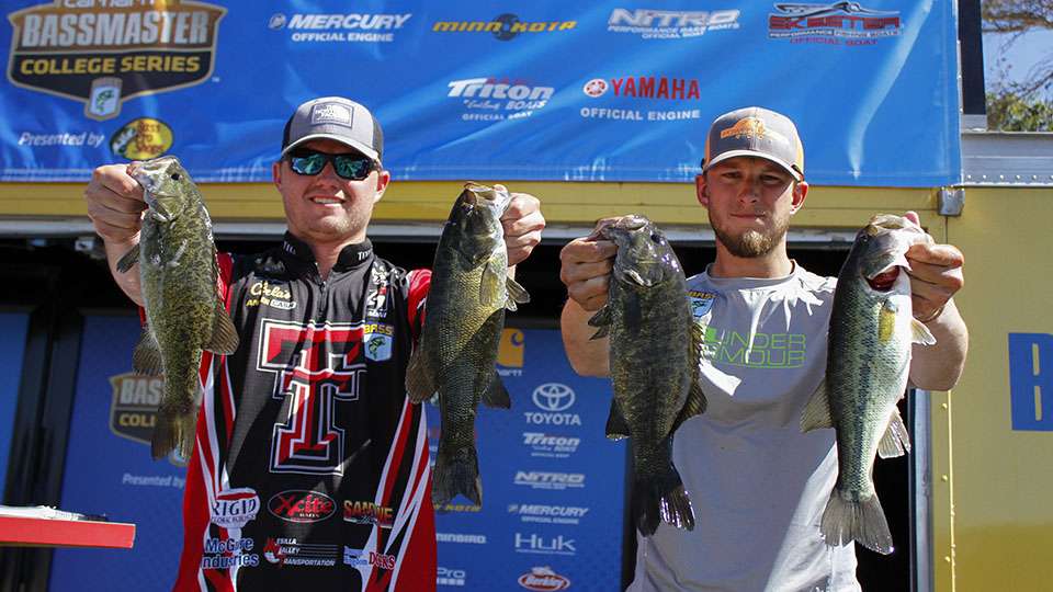 Travis McGuire and Layne Bynum of Texas Tech, 9th (17-3)