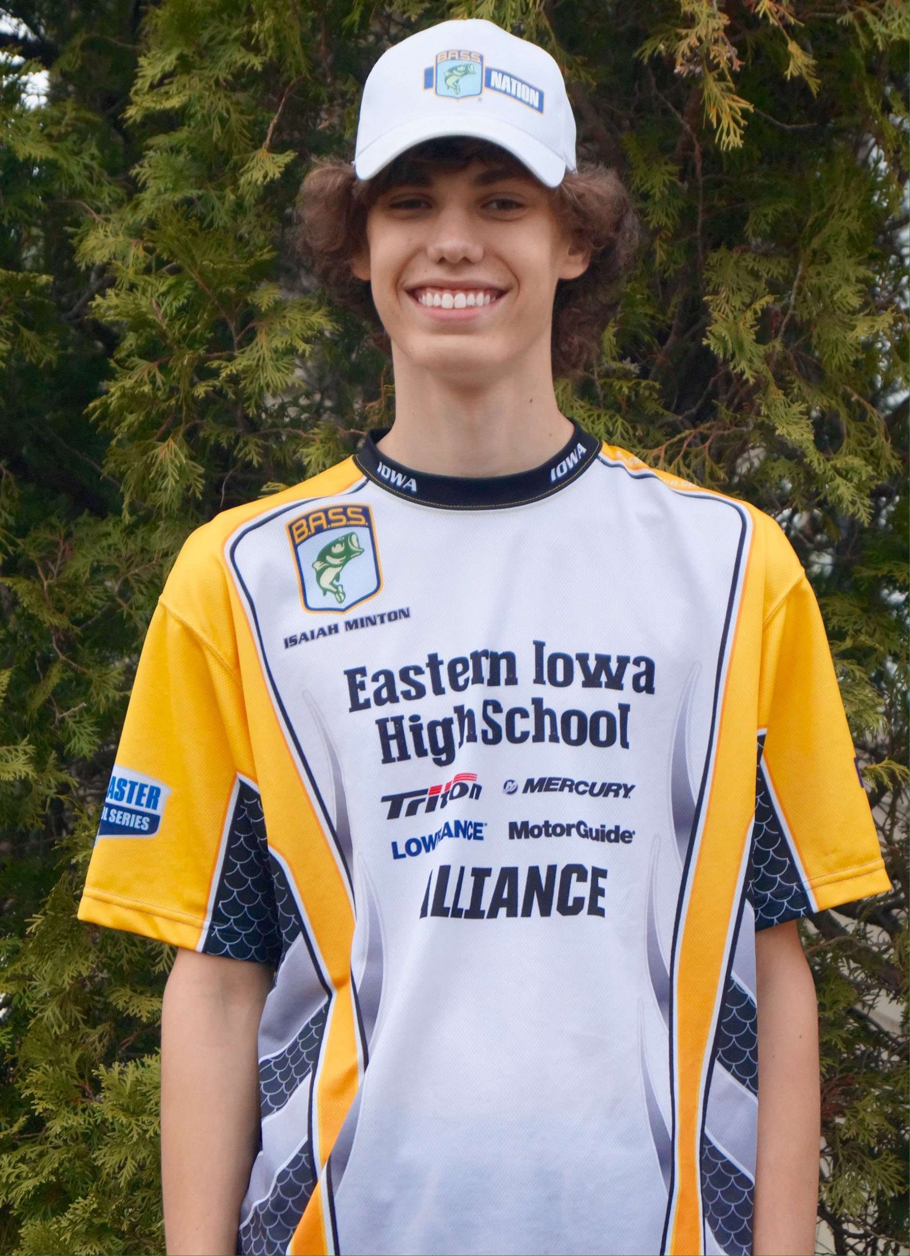 <b>Iowa: Isaiah Minton</b><br>
Minton is a sophomore from Marion, Iowa. Minton reached out to secure a sponsorship for his club and volunteered at the sports show in order get kids interested in bass fishing. He has four Top 5 finishes to his credit and earned a second-place finish in the Iowa state tournament.
