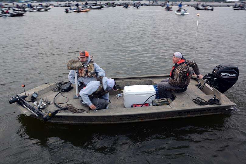 Boats of all sizes are registered to compete in the tournament.