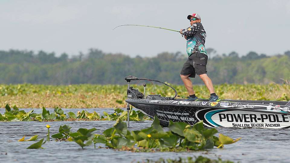 ST. JOHNS RIVER, PALATKA, FLA., MARCH 17-20: The pros will visit this eastern Florida fishery for the fourth time as the season kicks off at the Bassmaster Elite at St. Johns River presented by Dick Cepek Tires & Wheels. The past three St. Johns Elite winners have been Chris Lane (2014), Alton Jones (2012) and Edwin Evers (2011), but Zona passed them up, as well as local favorites. He said Terry Scroggins and Cliff Prince, both who live on the river, are solid choices, but heâs looking west.