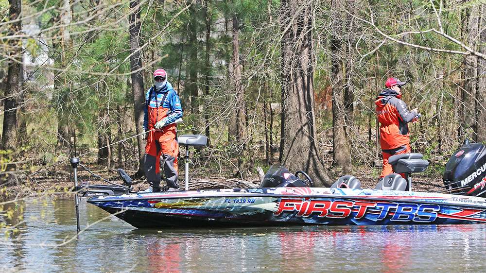 Grigsby and his co-angler Brandon Stooksbury spent a great deal of time in a very small area, but if Grigsby is spending that much time there, you can bet there are big fish nearby.