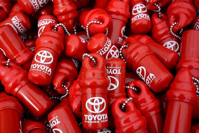 Sponsor Alley features Toyota merchandise and more from other top brands. 