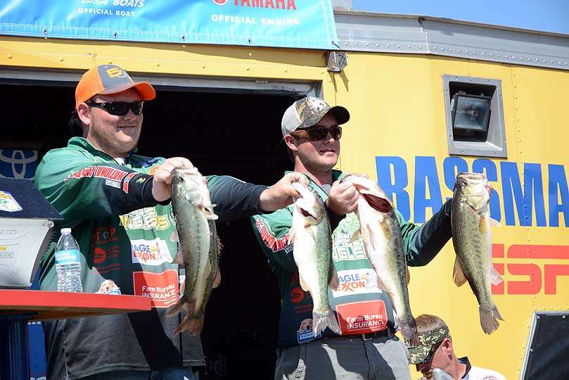 Wade Sneed and Cody Gunter finished sixth place for Rhea County High School in Tennessee. 