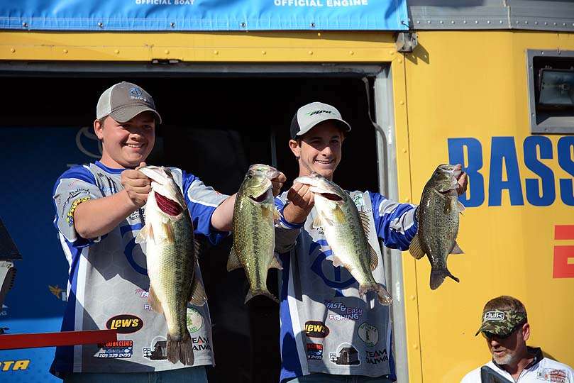 That is team members Andrew McDaniel and Dax Ewert, who caught 18-1 to finish in seventh place. 