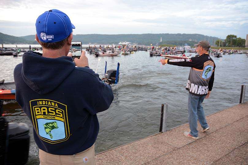 B.A.S.S. Nation presidents, alternative anglers and family are here for the tournament. 