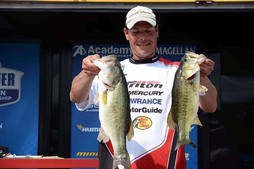 Ted Heitschmidt wins the Wisconsin boater title with 47-6. 