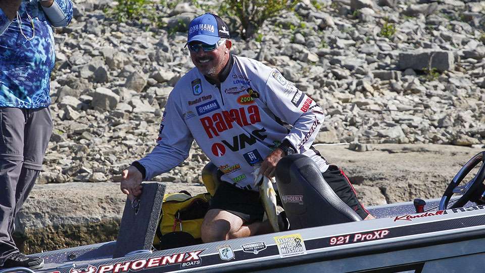 Tharp is thrilled with the quick flurry that happened just a handful of casts apart.