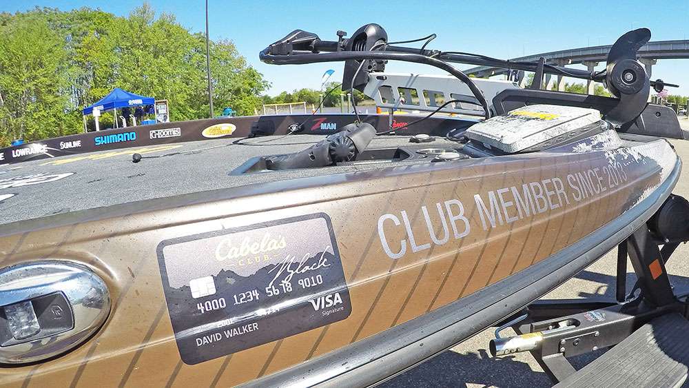 If you use a Cabela's Visa card, you have a chance to win Walker's boat by the end of May. 