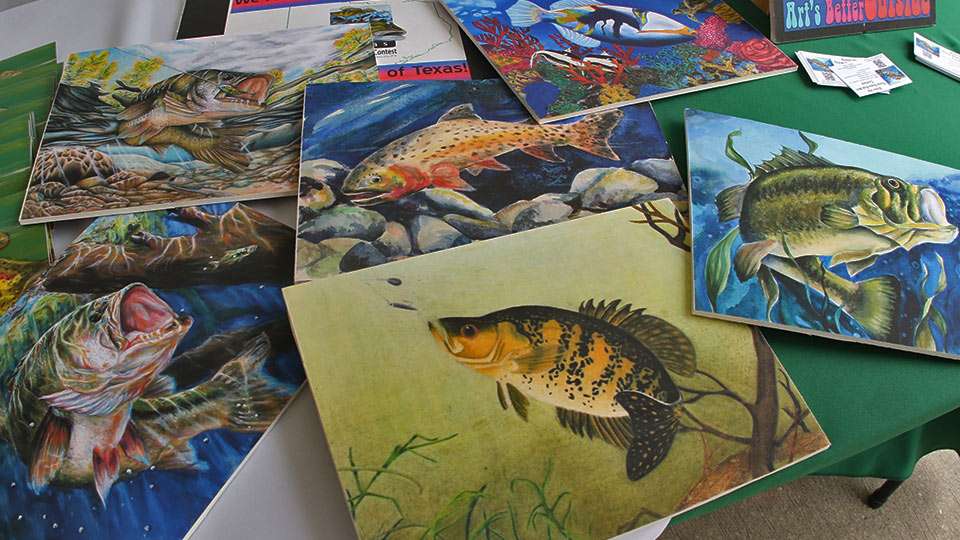 Zoe Ann Stinchcomb pulled out these other great examples of the artwork done by Texas school children.