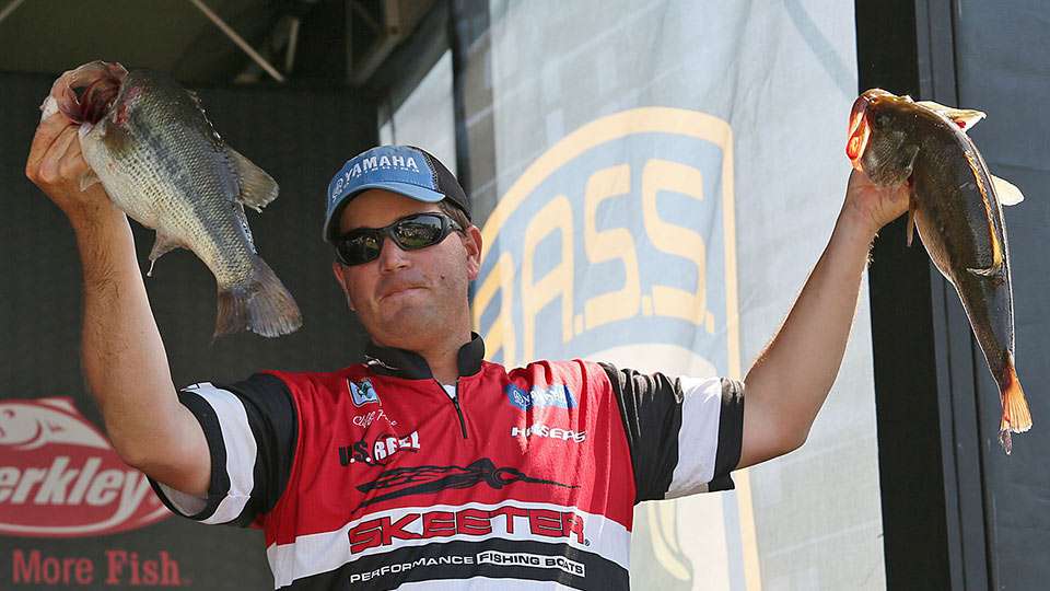 Cliff Pace, who led after Day 1, finished second by working deep schools of fish with extremely slow retrieves. âWhen I say drag it, I mean at a snailâs pace,â he said. He ended up 4 pounds back of Chapman