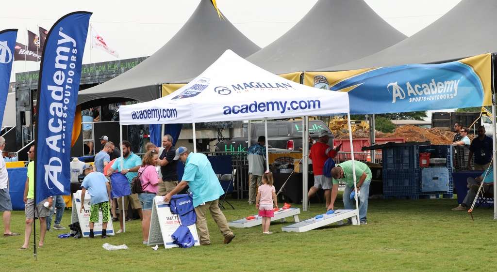 The Academy Sports + Outdoors Bassmaster Elite at Wheeler Lake title sponsor had activities for fans of all ages.