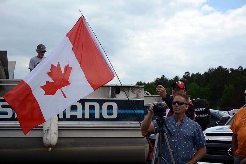 Fishing is 17 states and a team from Ontario that brings Canadian pride to Tennessee. 