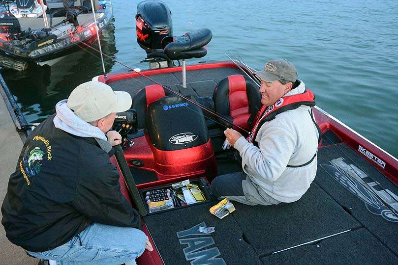Each state brings about 20 anglers divided equally between boaters and non-boaters. 