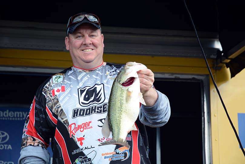 Charles Sim of Ontario fished the 2016 GEICO Bassmaster Classic presented by GoPro. 