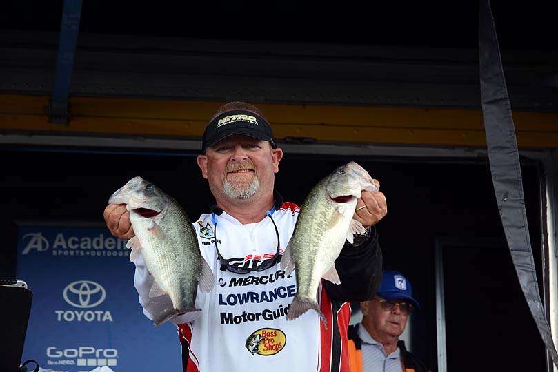 Wayne Pittman of North Carolina with his catch. 